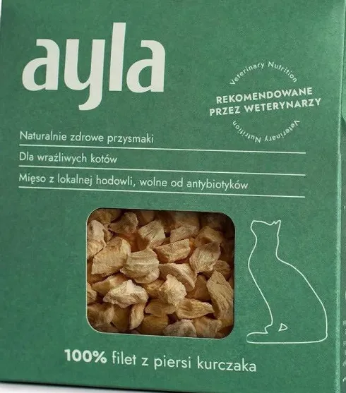 Ayla Delight Filet z piersi kurczaka Przysmaki liofilizowane dla kota op. 28g