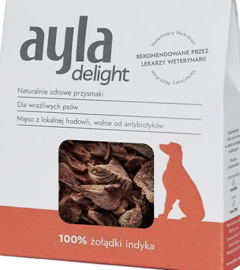 Ayla Delight Żołądki indycze Przysmaki liofilizowane dla psa op. 28g