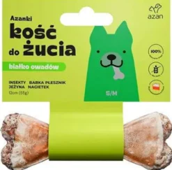 Azan Kość do żucia Azanki Adult S/M z białkiem owadów op. 55g