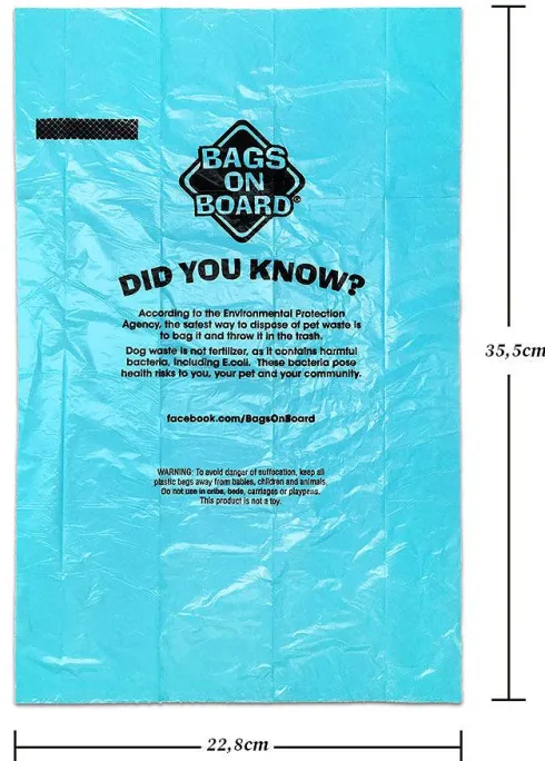 Bags on Board Woreczki na ekskrementy Triple Berry dla psa op. 140szt. (10 rolek)