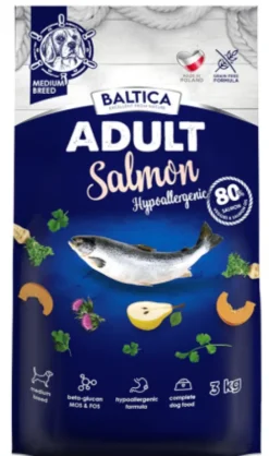 Baltica Excellent Hypoallergenic Adult Medium Salmon Sucha Karma dla psa op. 3kg