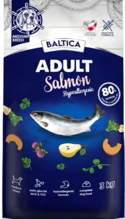 Baltica Excellent Hypoallergenic Adult Small Salmon Sucha Karma dla psa op. 3kg