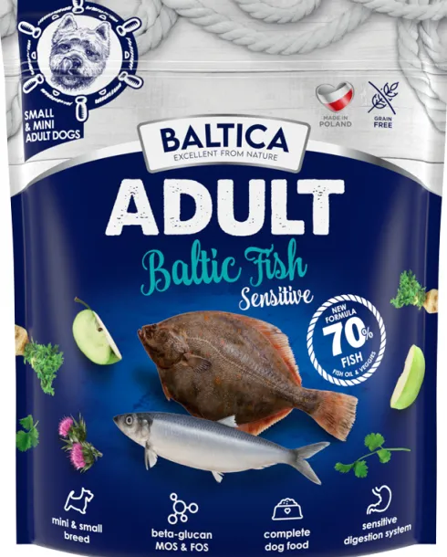 Baltica Excellent Sensitive Adult Small Baltic Fish Sucha Karma dla psa op. 1kg
