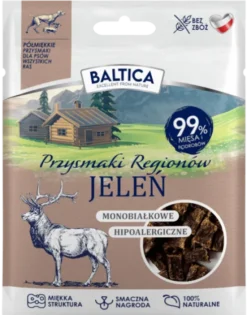 Baltica Monobiałkowe Przysmaki Regionów Jeleń dla psa op. 30g