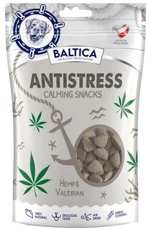 Baltica Przysmak Antistress z konopią dla psa op. 100g