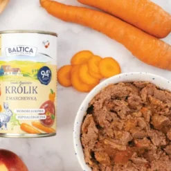 Baltica Smaki Regionów Adult Królik z marchewką Mokra Karma dla psa op. 400g Pakiet 12szt.