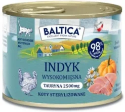 Baltica Smaki Regionów Adult Mono Indyk Mokra karma dla kota op. 185g
