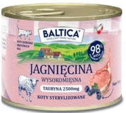 Baltica Smaki Regionów Adult Mono Jagnięcina Mokra karma dla kota op. 185g