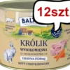 Baltica Smaki Regionów Adult Mono Królik Mokra karma dla kota op. 185g Pakiet 12szt.