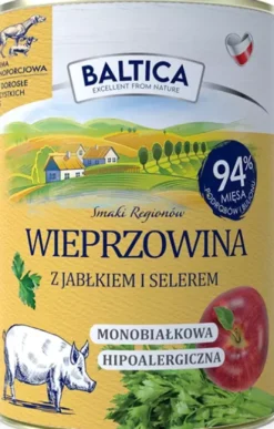 Baltica Smaki Regionów Adult Wieprzowina z Jabłkiem Mokra Karma dla psa op. 400g