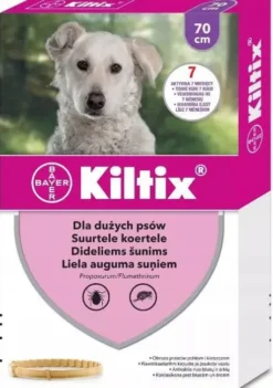 Bayer Kiltix Obroża na kleszcze i pchły dla psa dł. 70cm