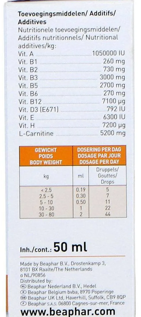 Beaphar Preparat regenerujący sierść Laveta Super dla psa poj. 50ml