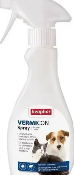 Beaphar Vermicon Spray na kleszcze i pchły dla psa i kota poj. 250ml