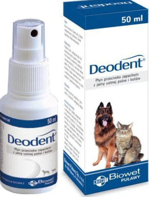 Biowet Deodent Preparat do higieny jamy ustnej dla psa i kota poj. 50ml