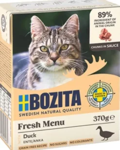 Bozita Adult Kaczka w sosie Mokra Karma dla kota op. 370g Pakiet 6szt.