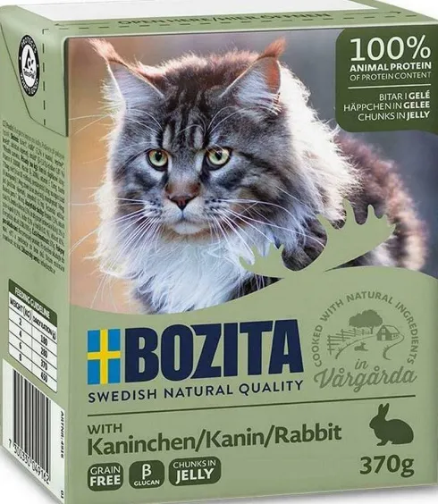 Bozita Adult Królik w galaretce Mokra Karma dla kota op. 370g