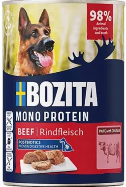 Bozita Adult Monoprotein Beef Mokra Karma dla psa op. 400g Pakiet 6szt. WYPRZEDAŻ