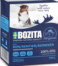 Bozita Adult Reindeer in Jelly Mokra Karma dla psa op. 370g Pakiet 6szt. WYPRZEDAŻ