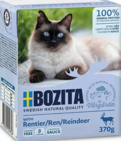 Bozita Adult Renifer w sosie Mokra Karma dla kota op. 370g