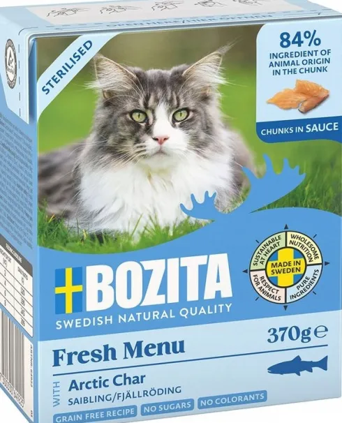 Bozita Adult Sterilised Pstrąg w Sosie Mokra Karma dla kota op. 370g