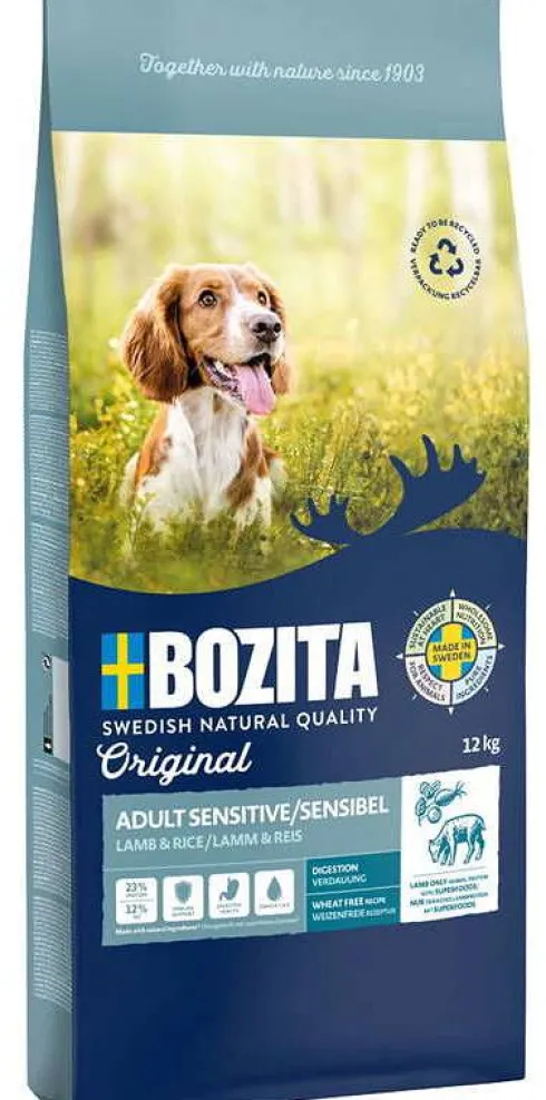 Bozita Original Adult Sensitive Digestion Lamb&Rice Sucha Karma dla psa op. 2x12kg MEGA-PAK