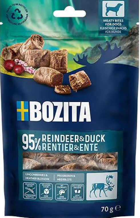 Bozita Przysmak Mięsny Renifer z kaczką dla psa op. 70g WYPRZEDAŻ