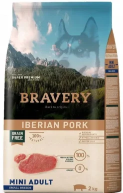 Bravery Adult Mini Iberian Pork Grain Free Sucha karma dla psa op. 2kg