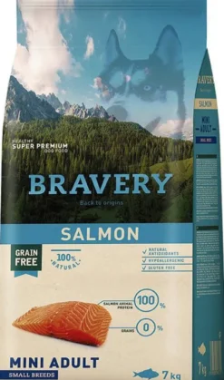 Bravery Adult Mini Salmon Grain Free Sucha karma dla psa op. 7kg