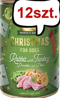 Brit Care Adult Christmas Rabbit&Turkey Mokra Karma dla psa op. 400g Pakiet 12szt.