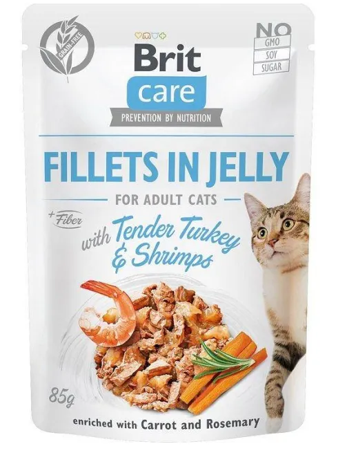 Brit Care Adult Fillets in Jelly Mokra Karma dla kota op. 12x85g