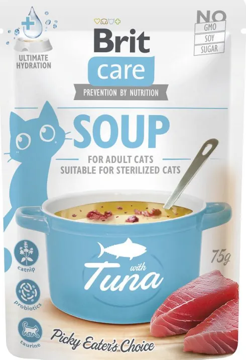 Brit Care Adult Soup Tuna Mokra Karma dla kota op. 75g