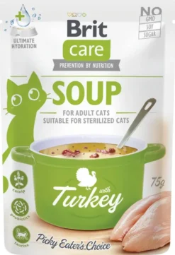 Brit Care Adult Soup Turkey Mokra Karma dla kota op. 75g