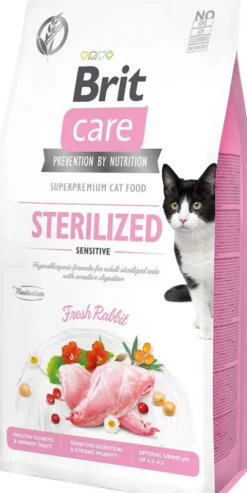Brit Care Cat Grain-Free Sterilized Sensitive Sucha Karma dla kota op. 7kg