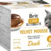 Brit Care Cat Velvet Mousse Duck Mokra Karma dla kota op. 2x80g