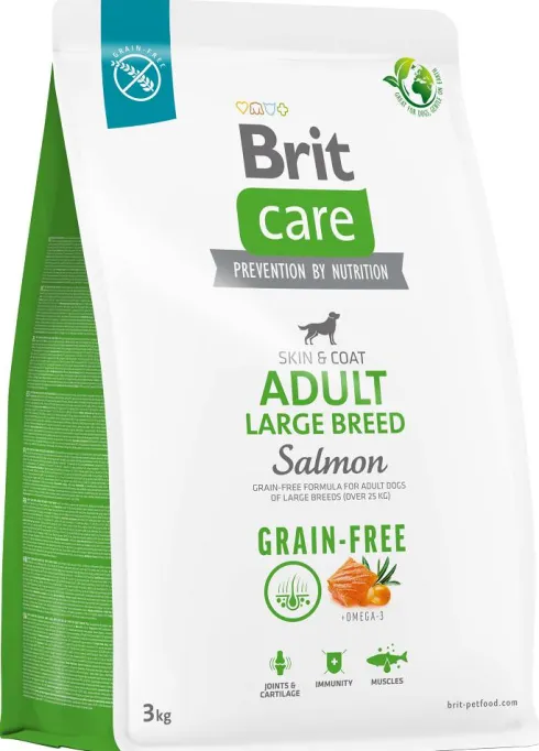 Brit Care Grain-Free Adult Large Salmon Sucha Karma dla psa op. 3kg