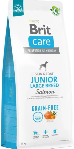 Brit Care Grain-Free Junior Large Salmon Sucha Karma dla szczeniaka op. 12kg