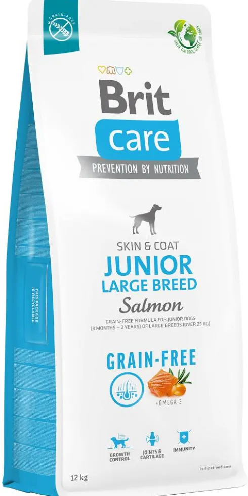 Brit Care Grain-Free Junior Large Salmon Sucha Karma dla szczeniaka op. 12kg