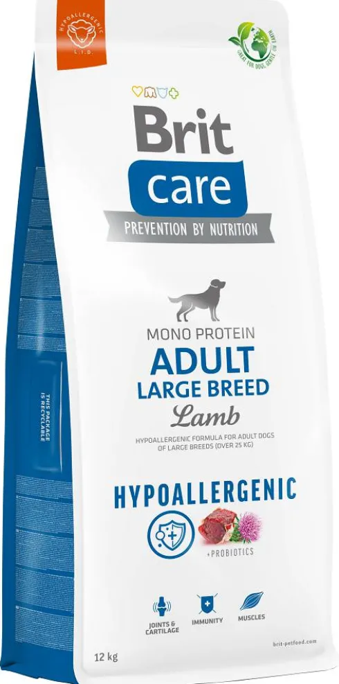 Brit Care Hypoallergenic Adult Large Breed Lamb Sucha Karma dla psa op. 12kg + Dolina Noteci Przysmak Joint Care op.7szt GRATIS