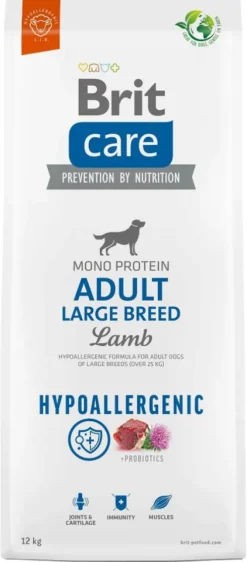 Brit Care Hypoallergenic Adult Large Breed Lamb Sucha Karma dla psa op. 2x12kg MEGA-PAK