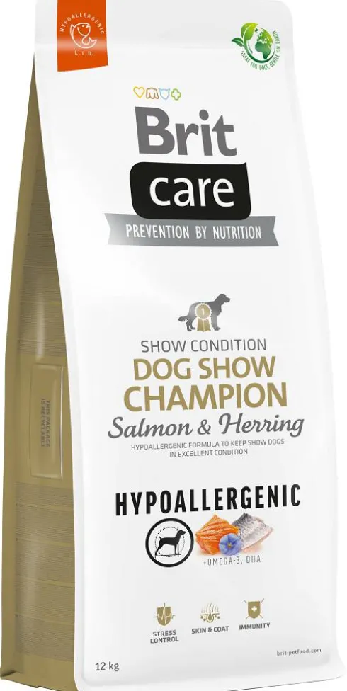 Brit Care Hypoallergenic Dog Show Champion Adult Salmon&Herring Sucha Karma dla psa op. 12kg