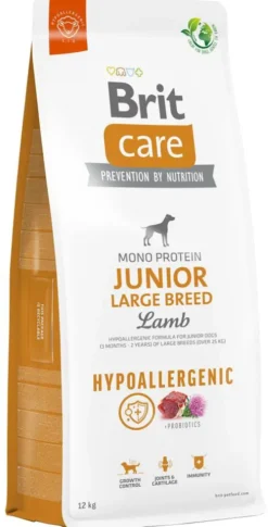 Brit Care Hypoallergenic Junior Large Breed Lamb Sucha Karma dla szczeniaka op. 2x12kg MEGA-PAK