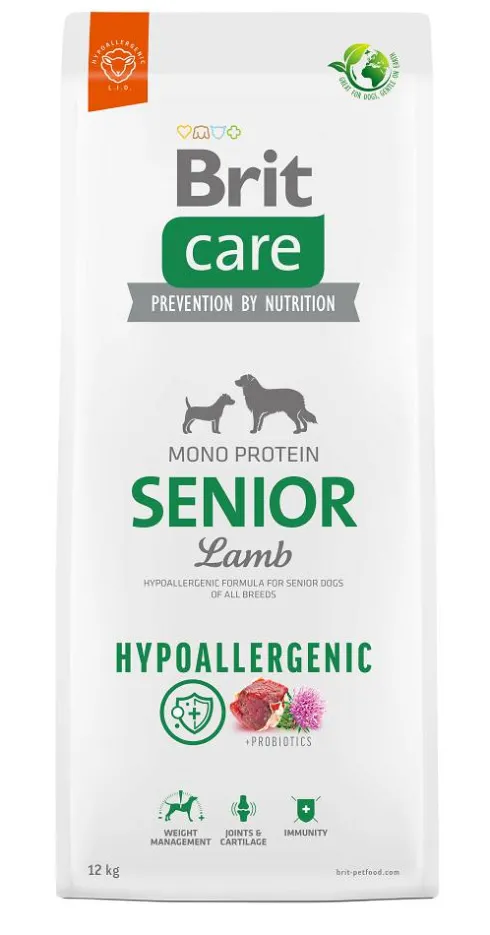 Brit Care Hypoallergenic Senior Lamb Sucha Karma dla psa op. 12kg