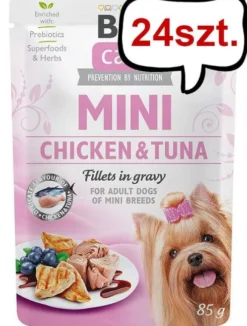 Brit Care Mini Adult Chicken&Tuna Mokra Karma dla psa op. 85g Pakiet 24szt.
