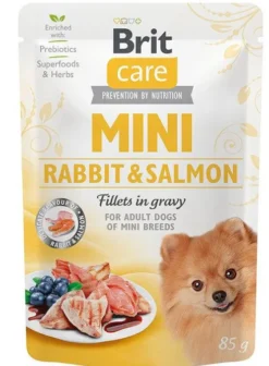 Brit Care Mini Adult Rabbit&Salmon Mokra Karma dla psa op. 85g
