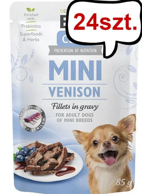 Brit Care Mini Adult Venison Mokra Karma dla psa op. 85g Pakiet 24szt.