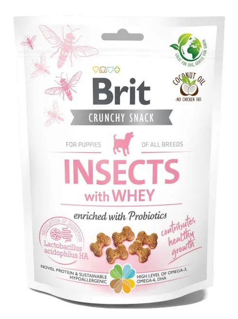 Brit Care Przysmak Crunchy Cracker Insect dla szczeniaka op. 200g