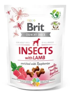 Brit Care Przysmak Crunchy Cracker Insect&Lamb dla psa op. 200g