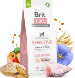 Brit Care Sustainable Adult Sensitive Insect&Fish Sucha Karma dla psa op. 12kg