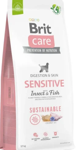 Brit Care Sustainable Adult Sensitive Insect&Fish Sucha Karma dla psa op. 2x12kg MEGA-PAK