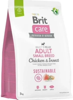 Brit Care Sustainable Adult Small Breed Chicken&Insect Sucha Karma dla psa op. 3kg